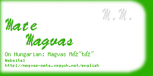 mate magvas business card
